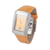 Chronotech Orange Leather Watch -   -  Chronotech.