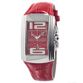 Chronotech Red Leather Watch -   -  Chronotech.