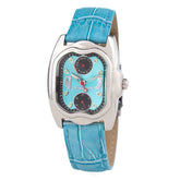 Chronotech Blue Leather Watch -   -  Chronotech.