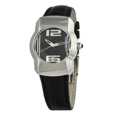 Chronotech Black Leather Watch -   -  Chronotech.
