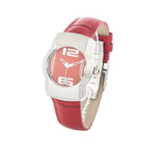 Chronotech Red Leather Watch -   -  Chronotech.