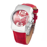 Chronotech Red Leather Watch -   -  Chronotech.