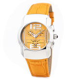 Chronotech Orange Leather Watch -   -  Chronotech.
