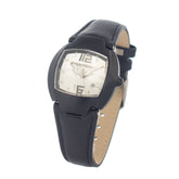 Chronotech Black Leather Watch -   -  Chronotech.