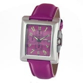 Chronotech Purple Leather Watch -   -  Chronotech.