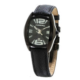 Chronotech Black Leather Watch -   -  Chronotech.