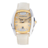 Chronotech Beige Leather Watch -   -  Chronotech.