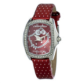 Chronotech Red Leather Watch -   -  Chronotech.