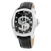 Chronotech Black Leather Watch -   -  Chronotech.