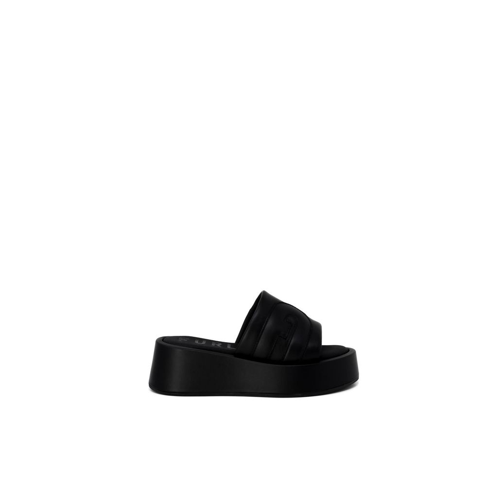Furla Black Leather Slipper -   -  Furla.
