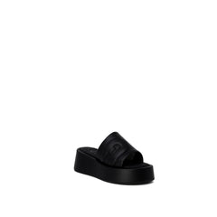 Furla Black Leather Slipper -   -  Furla.