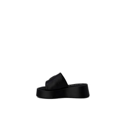 Furla Black Leather Slipper -   -  Furla.