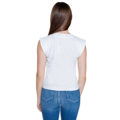 Calvin Klein Jeans White Cotton T-Shirt -   -  Calvin Klein Jeans.