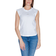 Calvin Klein Jeans White Cotton T-Shirt -   -  Calvin Klein Jeans.