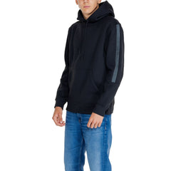 Calvin Klein Jeans Black Cotton Hoody -   -  Calvin Klein Jeans.