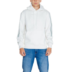 Calvin Klein Jeans Cream Cotton Hoody -   -  Calvin Klein Jeans.