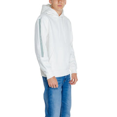 Calvin Klein Jeans Cream Cotton Hoody -   -  Calvin Klein Jeans.
