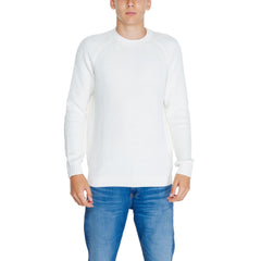 Calvin Klein Jeans White Organic Cotton Sweater -   -  Calvin Klein Jeans.
