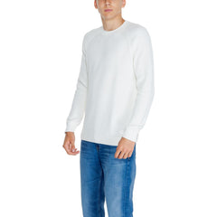 Calvin Klein Jeans White Organic Cotton Sweater -   -  Calvin Klein Jeans.