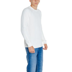 Calvin Klein Jeans White Organic Cotton Sweater -   -  Calvin Klein Jeans.