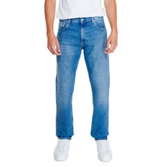 Calvin Klein Jeans Light Blue Cotton Relaxed Fit Jean -   -  Calvin Klein Jeans.