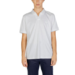 Calvin Klein Jeans White Cotton Polo Shirt -   -  Calvin Klein Jeans.