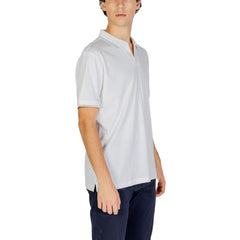 Calvin Klein Jeans White Cotton Polo Shirt -   -  Calvin Klein Jeans.