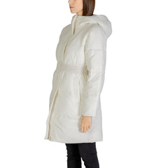 Calvin Klein Jeans Cream Nylon Jackets & Coat -   -  Calvin Klein Jeans.