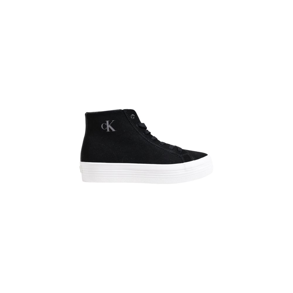 Calvin Klein Jeans Black Suede Leather Sneaker -   -  Calvin Klein Jeans.