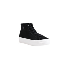 Calvin Klein Jeans Black Suede Leather Sneaker -   -  Calvin Klein Jeans.