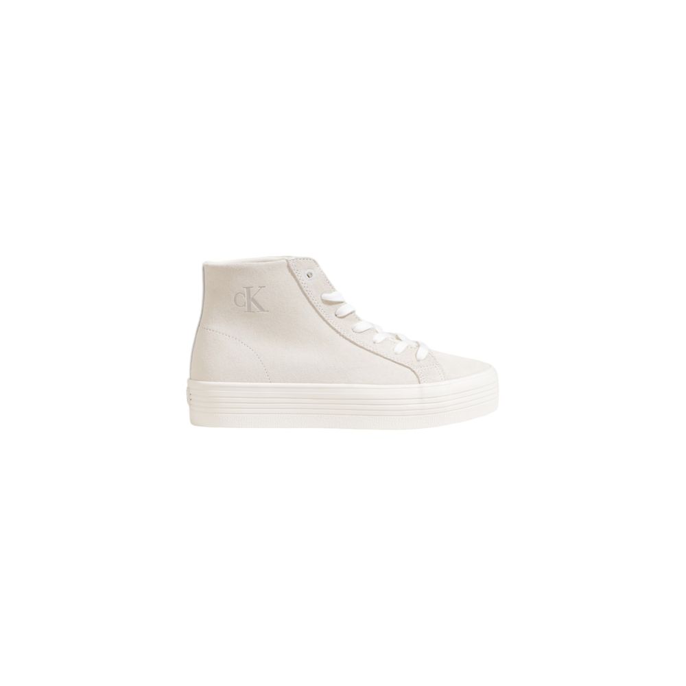 Calvin Klein Jeans Beige Suede Leather Sneaker -   -  Calvin Klein Jeans.