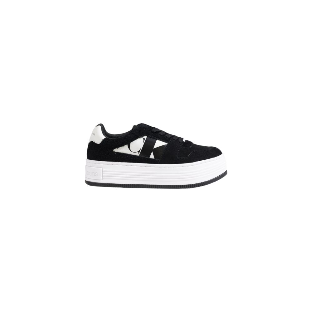Calvin Klein Jeans Black Leather Sneaker -   -  Calvin Klein Jeans.