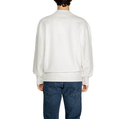 Calvin Klein Jeans White Recycled Cotton Sweatshirt -   -  Calvin Klein Jeans.