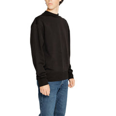 Calvin Klein Jeans Black Recycled Cotton Sweatshirt -   -  Calvin Klein Jeans.