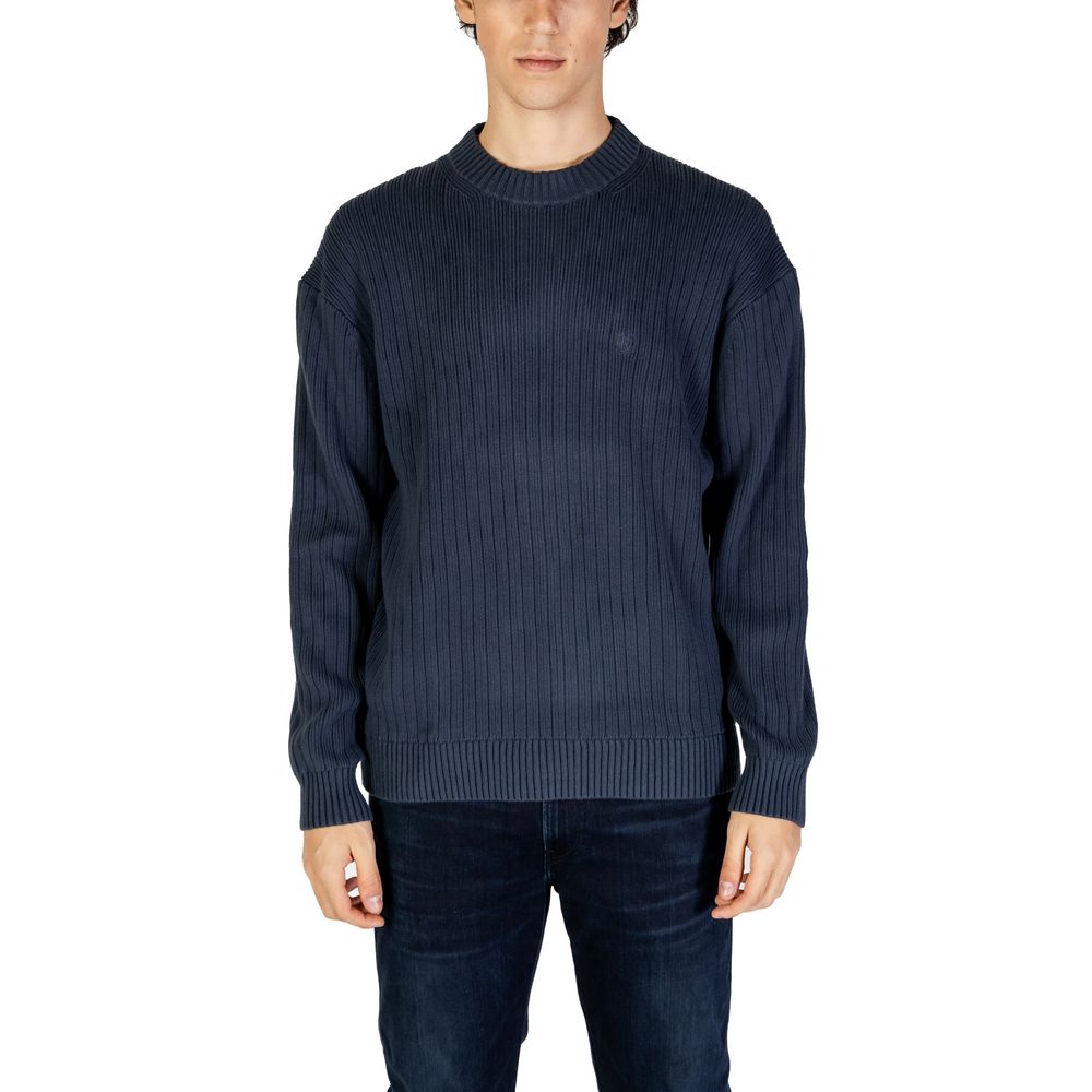 Calvin Klein Jeans Blue Cotton Sweater -   -  Calvin Klein Jeans.