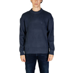 Calvin Klein Jeans Blue Cotton Sweater -   -  Calvin Klein Jeans.