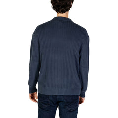 Calvin Klein Jeans Blue Cotton Sweater -   -  Calvin Klein Jeans.