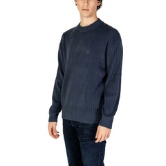 Calvin Klein Jeans Blue Cotton Sweater -   -  Calvin Klein Jeans.