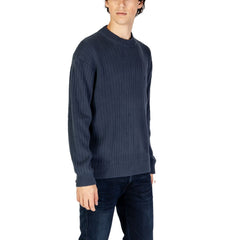 Calvin Klein Jeans Blue Cotton Sweater -   -  Calvin Klein Jeans.