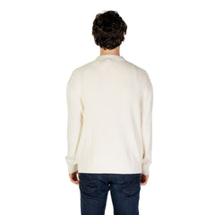 Calvin Klein Jeans Cream Cotton Sweater -   -  Calvin Klein Jeans.