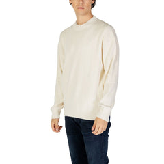 Calvin Klein Jeans Cream Cotton Sweater -   -  Calvin Klein Jeans.