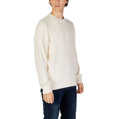 Calvin Klein Jeans Cream Cotton Sweater -   -  Calvin Klein Jeans.