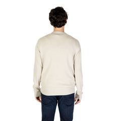 Calvin Klein Jeans Beige Organic Cotton Sweater -   -  Calvin Klein Jeans.