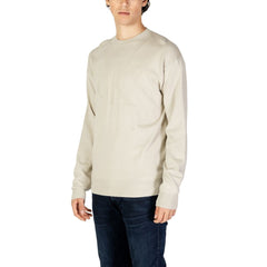 Calvin Klein Jeans Beige Organic Cotton Sweater -   -  Calvin Klein Jeans.