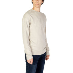 Calvin Klein Jeans Beige Organic Cotton Sweater -   -  Calvin Klein Jeans.
