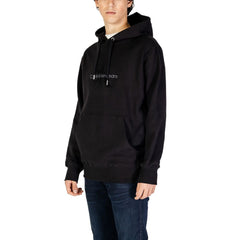 Calvin Klein Jeans Black Cotton Hoody -   -  Calvin Klein Jeans.