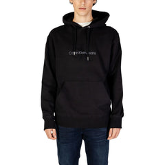 Calvin Klein Jeans Black Cotton Hoody -   -  Calvin Klein Jeans.