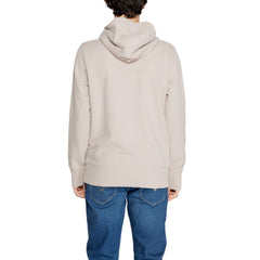 Calvin Klein Jeans Beige Recycled Cotton Hoody -   -  Calvin Klein Jeans.