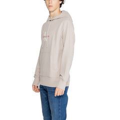 Calvin Klein Jeans Beige Recycled Cotton Hoody -   -  Calvin Klein Jeans.