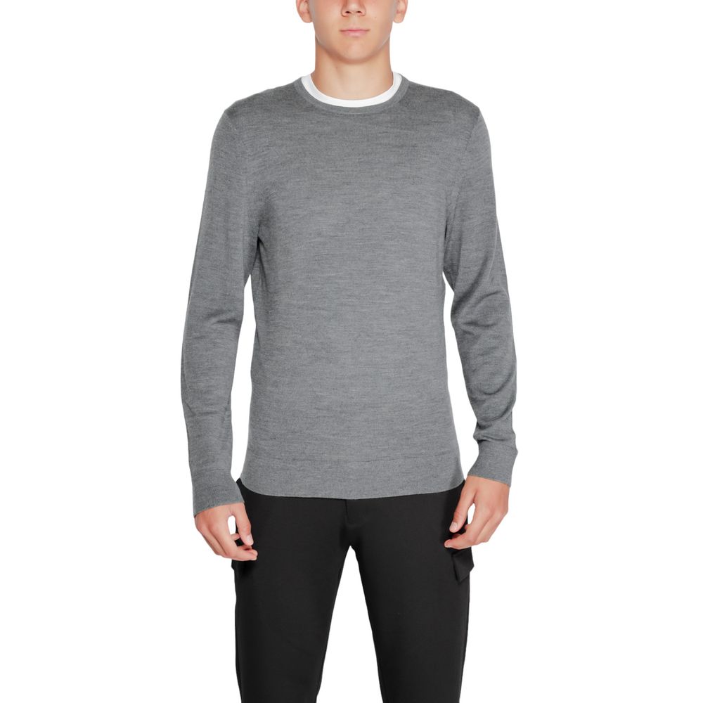 Calvin Klein Gray Recycled Wool Sportswear - - Calvin Klein.